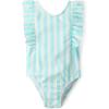 and Toddler One Piece Swimsuit(Seagrove Stripe)