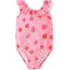 and Toddler One Piece Swimsuit(Strawberries)