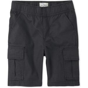 The Children’s Place Baby-Boys Essential Cargo Shorts(Washed Black Single)