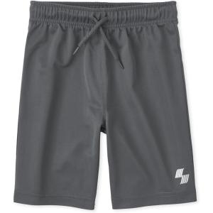 The Children’s Place Boys’ Performance Basketball Shorts 2 Pack(Dark Grey)