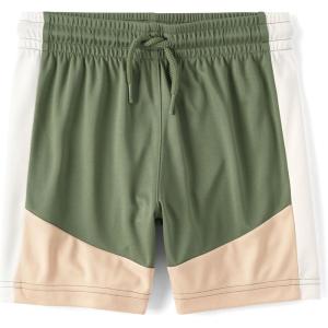 The Children’s Place Boys’ Performance Basketball Shorts 2 Pack(Greenwich Colorblock)