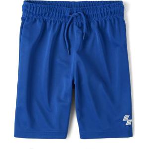The Children’s Place Boys’ Performance Basketball Shorts 2 Pack(Renew Blue)