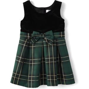 The Children’s Place,and Toddler Short Sleeve Dressy Dress(Forest Green)