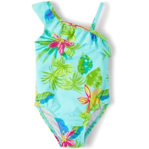 and Toddler One Piece Swimsuit(Tropical Seagrove)