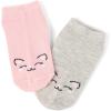 The Children’s Place Baby Girls’ Heart Ankle Socks(Critter 10-pack)
