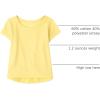 The Children’s Place Girls The Children’s Place Baby and Toddler Girls High Low Basic Layering Tee(Sun Valley)