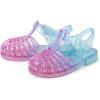 The Children’s Place girls Girls Jelly Fisherman Sandals(Ombre Multicolor)