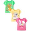 The Children’s Place Baby-Girls and Toddler All Holidays,Birthdays Short Sleeve Graphic T-Shirts,3 Pack(Rainbow Cat/Cat/Bunny Cat)