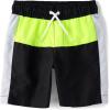 The Children’s Place Boys Swim Trunks(Black Colorblock)