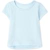 The Children’s Place Girls The Children’s Place Baby and Toddler Girls High Low Basic Layering Tee(Party Blue)