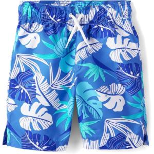 The Children’s Place Boys Swim Trunks(Jungle Leaf)