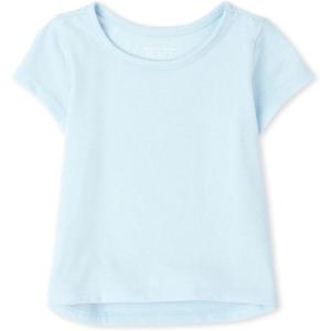 The Children’s Place Girls The Children’s Place Baby and Toddler Girls High Low Basic Layering Tee(Party Blue)