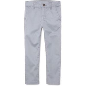 The Children’s Place boys Stretch Straight Chino Pants(Fin Gray Single)