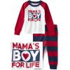 The Children’s Place baby-girls And Toddler 100% Cotton Long Sleeve Top and Pants,2 Piece Pajama Set(Mamas Boy Red)