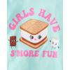 The Children’s Place girls Long Sleeve Top and Pants Snug Fit 100% Cotton 2 Piece Pajama Set(Smore Fun)