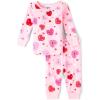 The Children’s Place Baby Girls And Toddler 100% Cotton Long Sleeve Top and Pants,2 Piece Pajama Set(Pink Hearts)