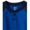 The Children’s Place boys 100% Cotton Long Sleeve Top and Pants,2 Piece Pajama Set(Essential Blue 2-pack)
