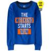 The Children’s Place boys 100% Cotton Long Sleeve Top and Pants,2 Piece Pajama Set(Weekend Starts Now)