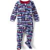 And Toddler 100% Cotton Long Sleeve Zip Front One Piece Footed Pajamas,sleep & Play(Family Express)