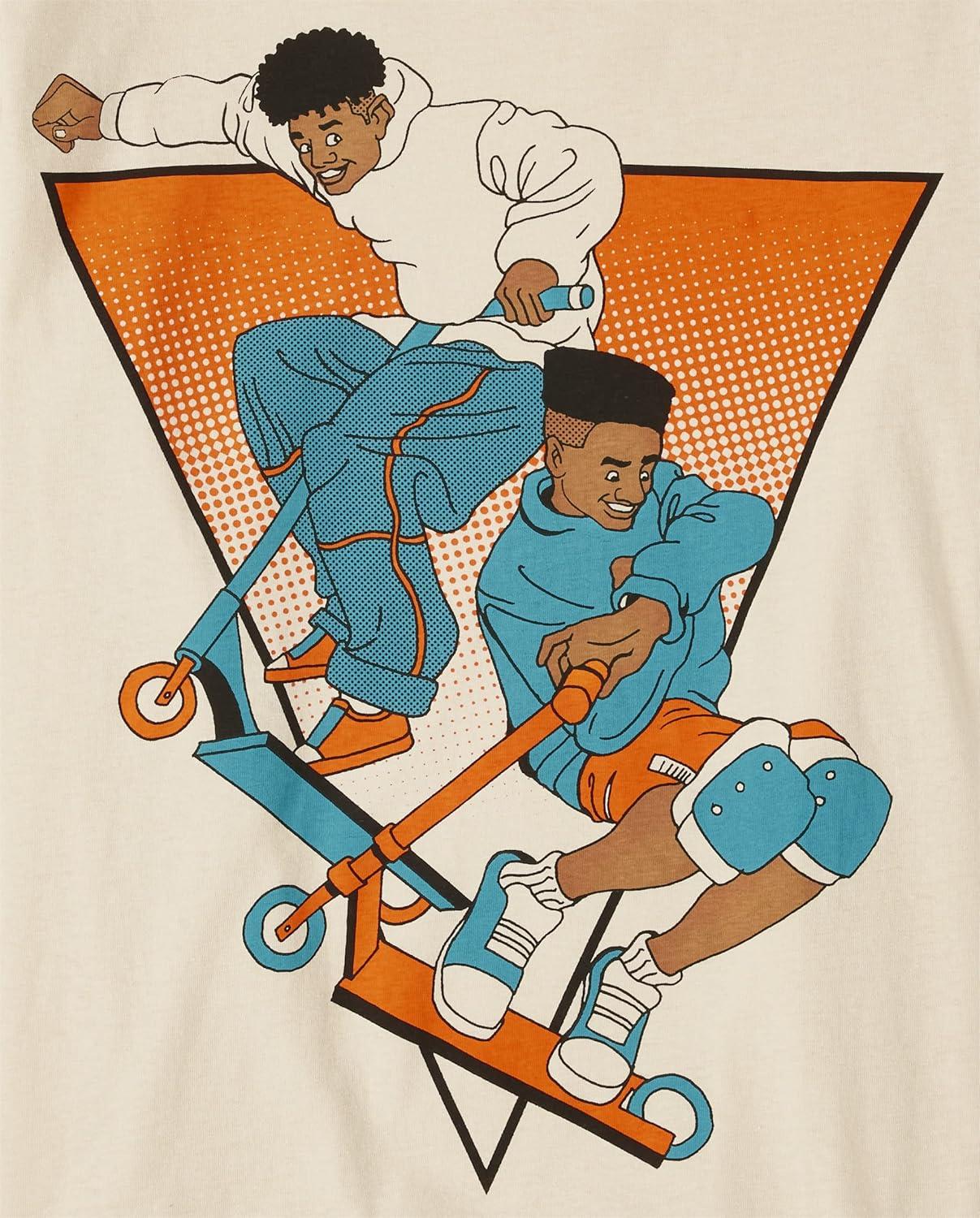 imageThe Childrens Place BabyGirls and Toddler Basic Long Sleeve Layering TeesScooter Boys