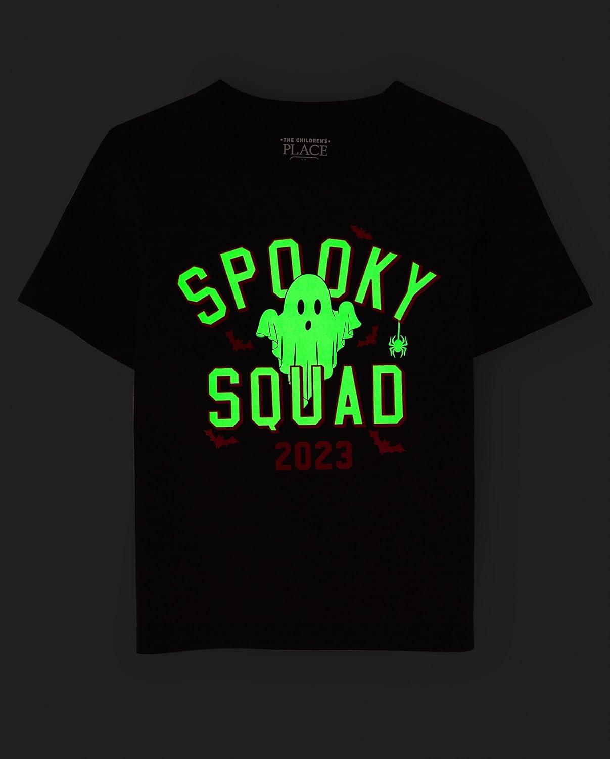 imageThe Childrens Place BabyGirls and Toddler Basic Long Sleeve Layering TeesSpooky Squad2023