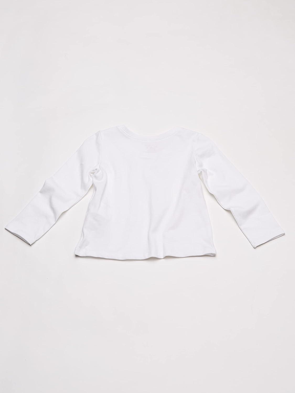 imageThe Childrens Place BabyGirls and Toddler Basic Long Sleeve Layering TeesWhite 2pack