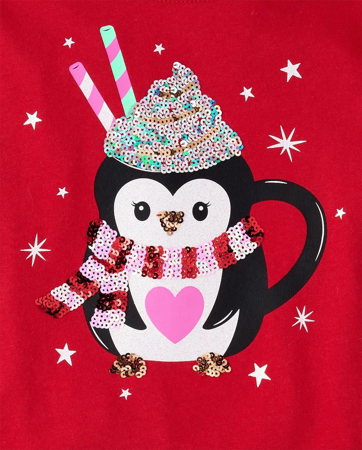 imageThe Childrens Place Girls Long Sleeve Graphic Top with Back DetailPenguin Mug