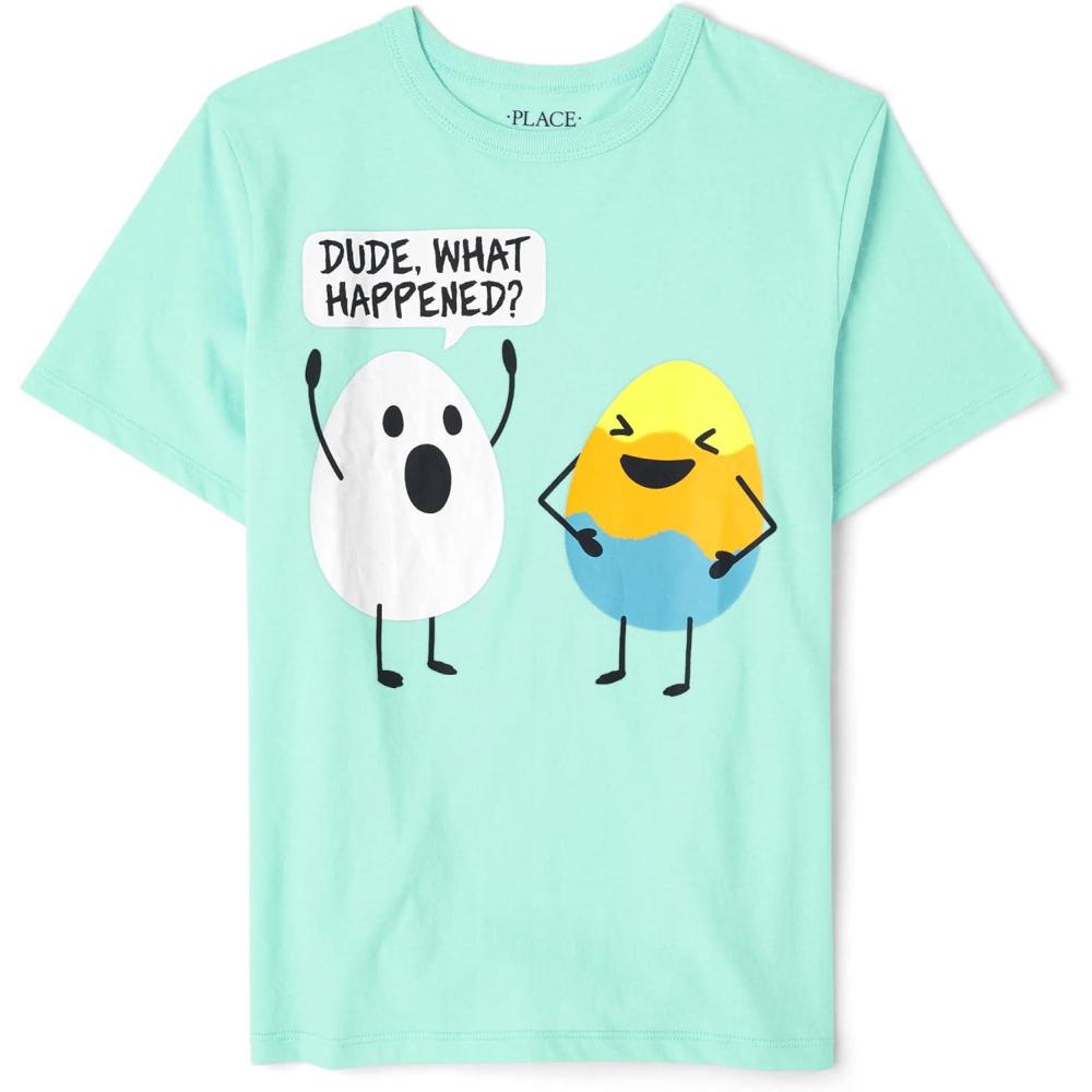 imageThe Childrens Place BabyGirls and Toddler Basic Long Sleeve Layering TeesEaster Humor