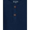 The Children’s Place Baby-Boys and Toddler Long Sleeve Thermal Henley Shirt(Tidal)