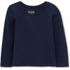The Children’s Place Baby-Girls and Toddler Basic Long Sleeve Layering Tees(Multi Color 4-pack)
