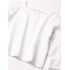 The Children’s Place Baby-Girls and Toddler Basic Long Sleeve Layering Tees(White 2-pack)