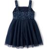 The Children’s Place Girls Dressy Dress, Sleeveless(Tidal Sequin Mesh)