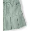 The Children’s Place Girls Everyday Denim Skirts and Skorts(Mint Taffy Skort)