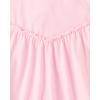 The Children’s Place Girls’ Short Sleeve Basic Skater Dress 2 Pack(Rose Mist)