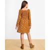 The Children’s Place girls Long Sleeve Casual Dresses(Honeycomb)