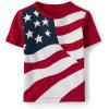 The Children’s Place Baby-Girls and Toddler Basic Long Sleeve Layering Tees(American Flag)