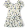 The Children’s Place Girls’ Sleeveless Dressy Bubble Hem Dress(Blue Floral)