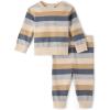 The Children’s Place baby-boys And Newborn Long Sleeve Sweater and Pants, 2 Piece Playwear Set(Haystack Stripe)