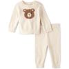 The Children’s Place baby-boys And Newborn Long Sleeve Sweater and Pants, 2 Piece Playwear Set(Teddy)