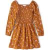 The Children’s Place girls Long Sleeve Casual Dresses(Honeycomb)
