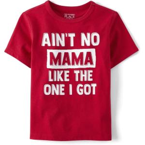 The Children’s Place Baby-Boys and Toddler All Holidays,Birthdays Short Sleeve Graphic T-Shirts(Mama Like I Got)