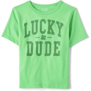 The Children’s Place Baby-Girls and Toddler Basic Long Sleeve Layering Tees(Lucky Dude)