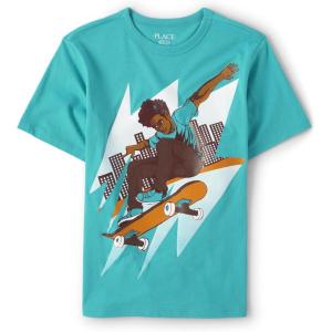 The Children’s Place Baby-Girls and Toddler Basic Long Sleeve Layering Tees(Skater Boy)