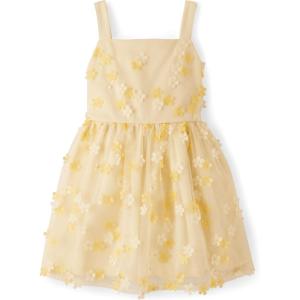The Children’s Place Girls Dressy Dress, Sleeveless(Vanilla Wafer)