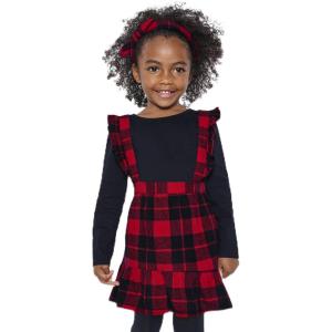 The Children’s Place baby-girls And Toddler 2 Piece Outfit(Classic Red Plaid)