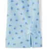 The Children’s Place Baby-Girls and Toddler Active Premium Fleece Wide Leg Lounge Pants(Floral Blue)