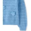 The Children’s Place Baby-Girls and Toddler Long Sleeve Crew Neck Pullover Sweater(Blue Flowers)