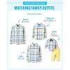 The Children’s Place Boys Long Sleeve Button Down Shirts(Blue/Yellow Plaid – Dad)