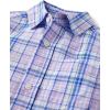 The Children’s Place Boys Long Sleeve Button Down Shirts(Petal Purple Plaid)