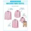 The Children’s Place Boys Long Sleeve Button Down Shirts(Pink Ombre Check – Dad)